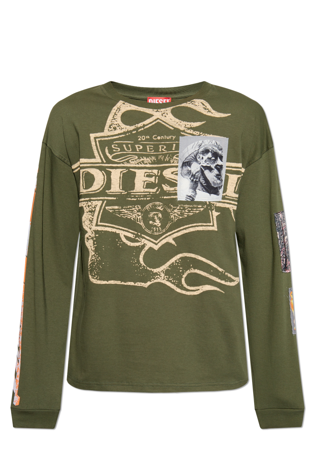 Diesel T-shirt T-BOXT-LS-SLITS-R5 | Men's Clothing | Vitkac